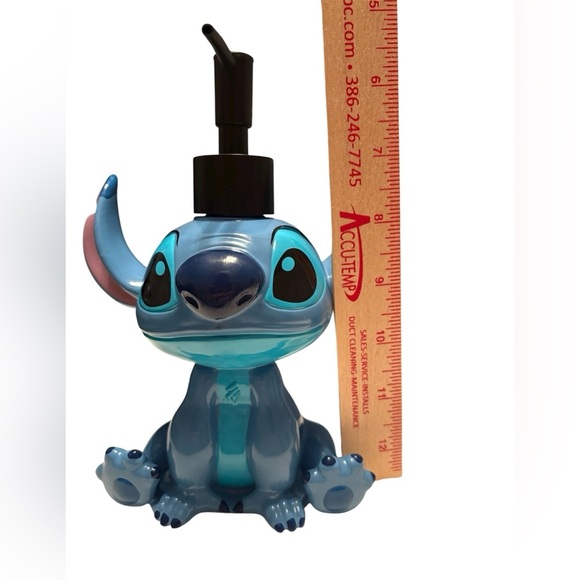 Disney Bundle  Stitch Soap Dish Lotion Dispenser Beauty Set & Figural Backpack - Picture 8 of 14